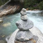 Cairn dans Torrent du Trient