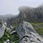 En montant il y avait du brouillard