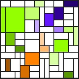 Paletton Triad preview Mondrianish mosaic