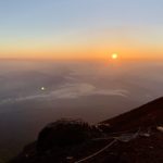 Lever du soleil depuis le Mont Fuji