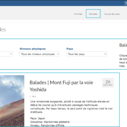 Nouvelle rubrique pour le blog: guide des balades