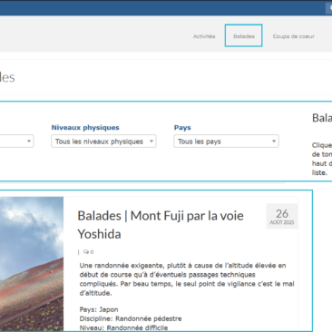 Projet mai 2026: ajout du guide des balades