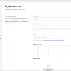 Optimisation pour le blog: un peu de fine tuning