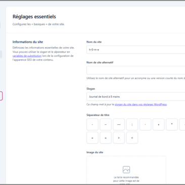Projet web SEO avec Yoast