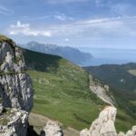 Vue sur le Léman depuis la crête (P. 2195)